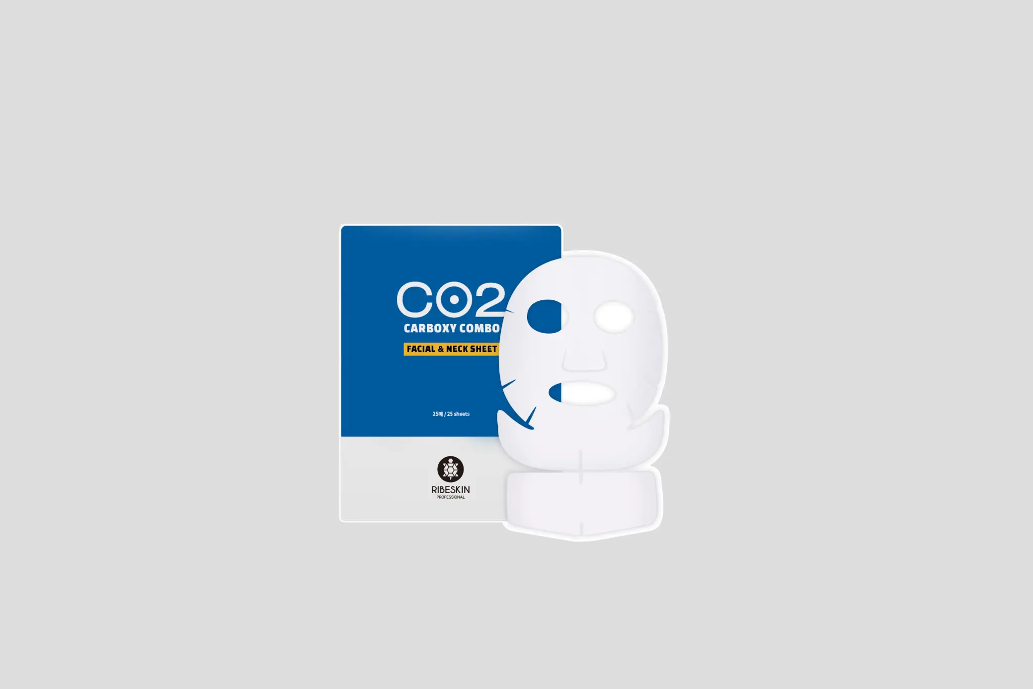 ورق صورت و گردن 25 عددی ریب اسکین