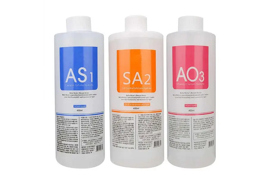 مواد مصرفی دستگاه هیدروفیشیال